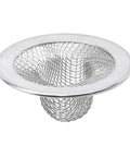 Heavy Duty Stainless Steel Kitchen Sink Strainers, 2 Inch Round Drain Filters For Bathrooms, Rust Proof Mesh Clog Catcher.