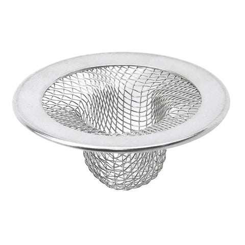 Heavy Duty Stainless Steel Kitchen Sink Strainers, 2 Inch Round Drain Filters For Bathrooms, Rust Proof Mesh Clog Catcher.