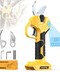 Beefy Brushless Electric Pruning Shears 20V Battery Compatible Cordless Garden Pruner with LCD and SK7 Blades