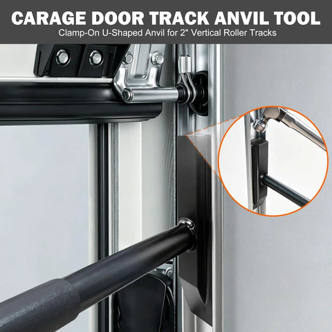 Hella Heavy Duty Garage Door Vertical Track Repair Tool Set For 2 Inch Roller Systems Slick Anvil Action Gets The Job Done Quick Zero Stress Keeps Big Doors Moving Flawless For Your Next Fixer Upper