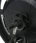 Close-up of the Beefy 14 Inch Wheel Hub Motor 36V To 72V 2000W To 3500W With Disc Brake for electric scooter upgrades.
