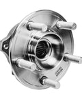 AWD Front And Rear Wheel Hub Bearings Replacement Kit For Chrysler 300 Magnum Charger Ready To Install 4 Piece Set Includes 2 Front Hubs And 2 Rear Hubs 5 Bolt Lugs Non ABS 4 Bolt Flange front hub close-up