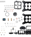 Carburetor Kit H4 with OEM Style Parts, includes gaskets, seals, and components for fuel system rebuild, shown with a ruler for scale.