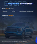 Brochure showing compatibility of Wheel Hub And Bearing Assembly Front 515029 for Ford F150 2000-2004 5 Lugs 4x4 ABS.