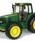 Big Farm 1 To 16 Scale John Deere 7330 Tractor Toy With Lights And Sounds, Kid Friendly, Steerable Wheels, Front Weights, Batteries Included