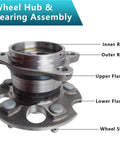 Rear Wheel Bearing Hub Assembly 512284 For Toyota Highlander AWD 2004-2013, Venza AWD 2009-2016, Lexus RX330 RX350 RX400h AWD 2004-2009