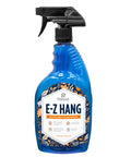 EZ Hang Peel And Stick Wallpaper Helper Clear Spray for easy positioning, 32 oz blue bottle with spray nozzle
