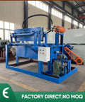 Commercial Paper Tray Machine With Automatic Pulp Molding Egg Carton Former in a factory setting