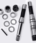 Beefy Gear Cutter Set For Lathe And CNC Mills DP16 Involute With 14.5 Degree Bore 22 R8 Shank Milling Arbor Holder shown.