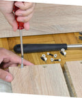 30 Sets Furniture Cam Connector Bolts Kit M6 With Cam Locks for cabinets drawers and wardrobes installation process