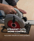 Genuine Aluminum Rip Fence Guide For Slick Straight Cuts On Circular Saws And Routers With Quick Lock Adjustment using a circular saw for accurate cuts.