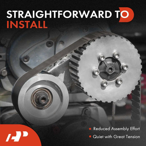 Beef Up Your Ride With This Serpentine Belt Tensioner Pulley Replacement shown in installation process