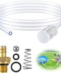 Pressure Washer Siphon Hose With Filter And Chemical Soap Injector Kit for Briggs And Stratton, Homelite, Ryobi And Husky, components shown