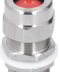 Close-up of the Heavy Duty IP66 Waterproof Armored Cable Connector Cord Grip Kit with Stainless Steel G1/2 Adjustable Lock Nut