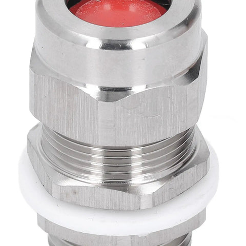 Close-up of the Heavy Duty IP66 Waterproof Armored Cable Connector Cord Grip Kit with Stainless Steel G1/2 Adjustable Lock Nut