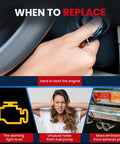 When to replace fuel pump control module with warnings for hard starting, unusual noises, and emissions issues.