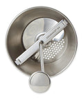 Mini Stainless Steel Food Mill With Transferless Design For Baby Food Sauces And Purees Fits On Wide Mouth Jars 5.5 Inch Diameter