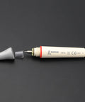 Detachable LED Hand Tool HW-5L with ultra bright wide view light, disassembled with cap off, showing ergonomic design for woodworking