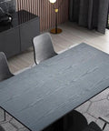 Peel And Stick Black Wood Grain Wallpaper For Counters And Cabinets on table, self adhesive removable wall covering display