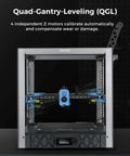 Voron 2.4 Inspired Open Source Core XY 3D Printer with Beast Mode 700mm/s, showcasing quad Z motors and auto-leveling feature.