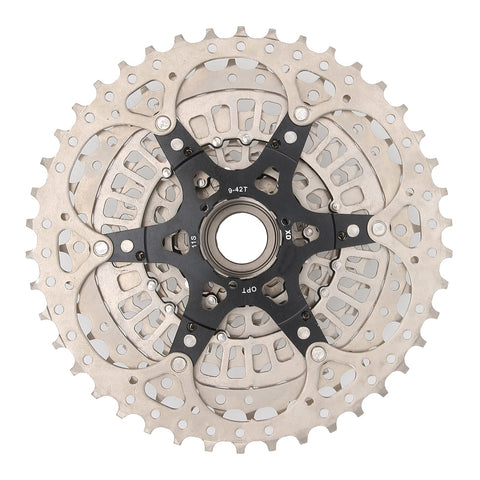 Ultra Light 11 Speed Mountain Bike Cassette Freewheel 9-42T XD Compatible with lightweight steel and hollow design