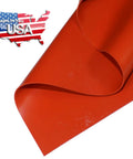 Red Silicone Rubber Sheet 60A Durometer One Thirty Second Inch Thick Nine By Twelve Inch No Adhesive Backing High Temp Gasket Pad USA