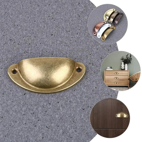 Vintage Wardrobe Handles And Drawer Pulls Antique Brass Half Moon Cabinet Hardware For Furniture Drawers And Doors, image collage