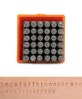 Metal Stamping Kit 36 Pc Set With One Eighth Inch Stamped Steel Letter And Number Punches A To Z And Zero To Nine Transfer Stamps Tool