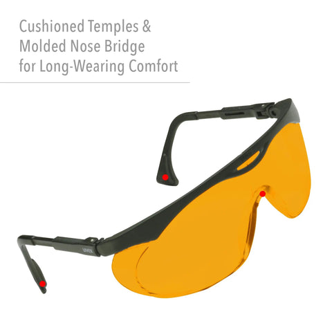 Blue Light Blocking Computer Glasses With SCT Orange Lens For Eye Strain Relief And All Day Comfort Reducing Screen Fatigue On Laptops Desktops And Tablets