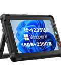 Heavy Duty Windows 11 Rugged Tablet Featuring Knockout Intel Core I5 Speed And Plush 16gb Ram Coupled With Snappy 256gb Drive, 10.95 inch.