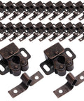 Double Roller Door Catch Cabinet Latch Set 20 Pcs Cold Rolled Steel Construction Built Tough With Superior Wear And Corrosion Resistance