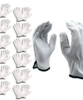 Premium Grain Goatskin Driver Gloves 12 Pack Unlined With Shirred Elastic Back And Keystone Thumb Large Brown Abrasion Resistant Work Gloves