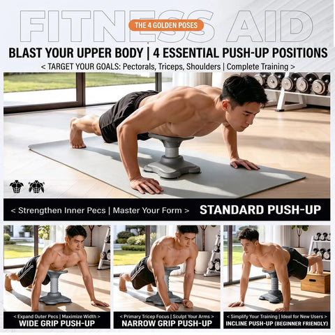 Man using Push Up Assist Trainer For Beginners With Waist And Core Support Reduces Body Weight Load Pocket Friendly Home Workout Gear In Orange Detachable Design For Easy Assembly And Storage on yoga mat