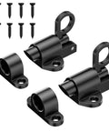 Heavy Duty Self Closing Gate Latches Matte Black Rust Proof Slide Bolt Drops Right Shut Shed Cabinet Lock Tough As Nails with screws