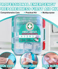 420 Piece Pro First Aid Kit In A Sturdy Hard Case With Premium Medical Supplies For Travel Home Office Vehicle Camping