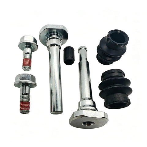 Rear Disc Brake Caliper Bolt Kit with pins, bolts, guide pin, bushing, and dust boot for fast caliper repair and everyday maintenance 18H1230 19307001 compatible.