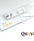 Smart Electric Curtain Track Beltless No Cutting Required Fully Adjustable Up To 118 Inches Quiet Motor Adjustable Speed Remote Included Works With Alexa Google Home Siri And Apple Watch box packaging