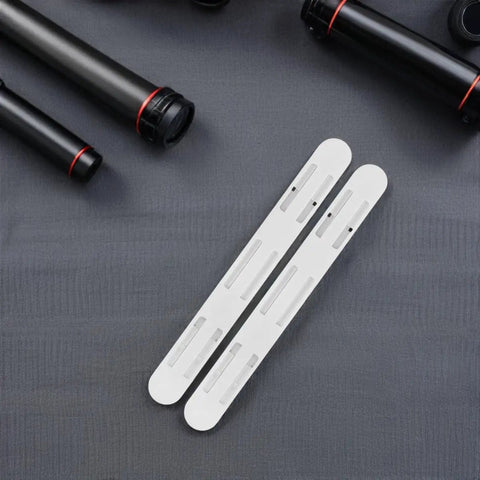 8 Pack White ABS Cabinet Drawer Slides With No Fuss Tool Free Installation And Heavy Duty Load Support 10 Inch Pull Out Rails