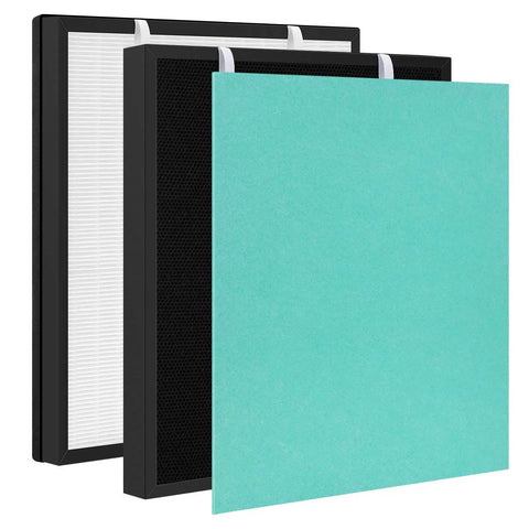 Compatible Replacement Filter Set For Max Air Purifier OVHM80 With 3 In 1 HEPA And High Efficiency Activated Carbon Filter