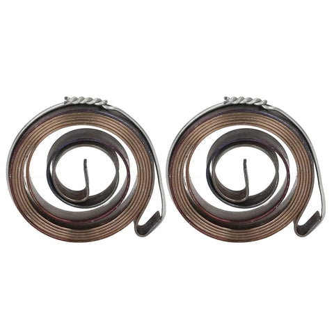 2-Pack Drill Press Return Spring Chrome Plated Steel Built To Last Versatile Fit For Table Drills And Workshop Gear