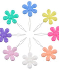 30 Piece Needle Threader Set With Clear Box Multicolor Flower Head Wire Loop Threaders For Hand Sewing And Machine Use TecUnite