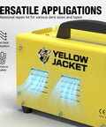 Auto Body Spot Welder Dent Puller 3000W with yellow casing, branding, and heat dissipation feature for versatile applications.