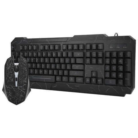 Top Tier Wired Gaming Mechanical Keyboard With Fire Rgb Backlit Lighting And Clutch Ergonomic Layout Featuring Beast Mode Anti Ghosting Plus Smooth Multimedia Keys For Pcs with matching mouse.