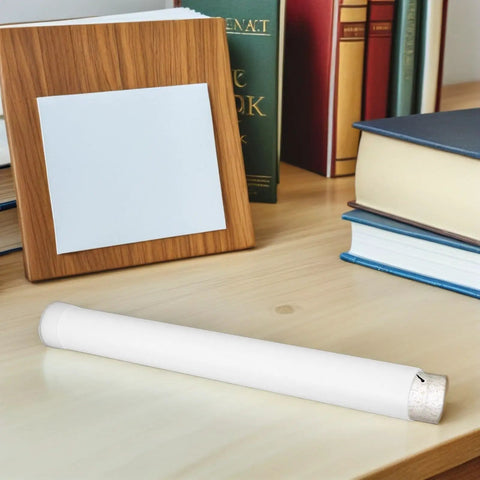 Extendable Plastic Mailing Tubes With Sealed Caps 4 Pack for poster artwork and document storage on desk