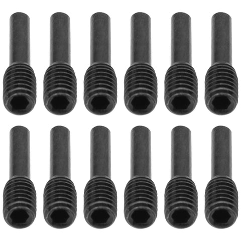 12Pcs Universal Steel M4x16mm Driveshaft Pins Set For 1/10 RC Crawlers, Fits Axial SCX10 90046, Traxxas TRX4, D90, Tamiya CC01, Kyosho
