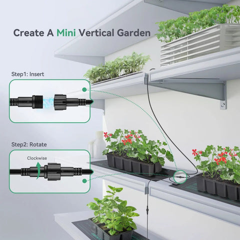 4 Pack Daisy Chain Seedling Heat Mats For Indoor Plants, Greenhouses, Germination And Hydroponics, Waterproof Durable Mats That Link Together For Uniform Heat Across Multiple Seed Flats, Plug And Play Setup For Easy Use