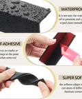 Easy Install Self Adhesive Rubber Corner Protectors For Baseboards And Walls Cushioned Edge Guards 8 Pack Waterproof