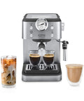 Front view of Espresso Machine With Milk Frother And 15 Bar Pump For Lattes Cappuccinos And Iced Coffee At Home Barista Quality Shots