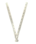 V-shaped view of Heavy Duty Three Quarters Inch By Two Foot Steel Rule For Shop And Insulation Work Blacksmith Ruler With Precise Measurements