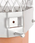 Close-up of bolt-on installation for Stainless Steel Chimney Cap For Secure Birdproofing And Debris Shield Bolt On Chimney Cover